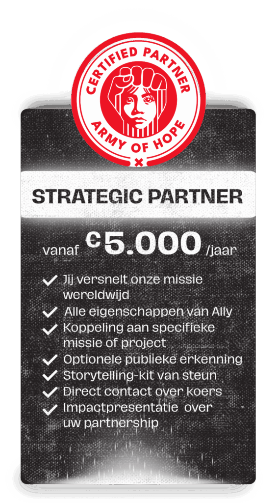 Army of Hope strategic partner