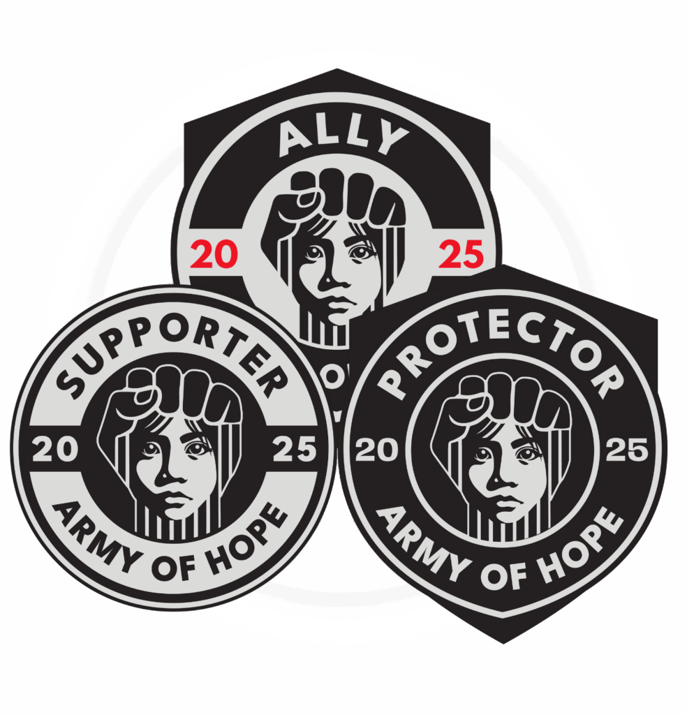 army of hope badges